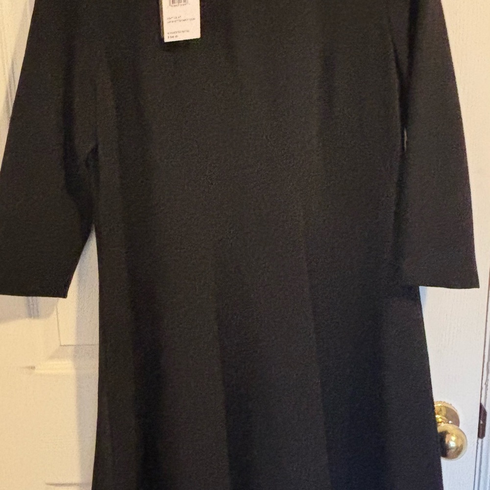 Lafayette 148 New York Black Long Sleeve Dress
